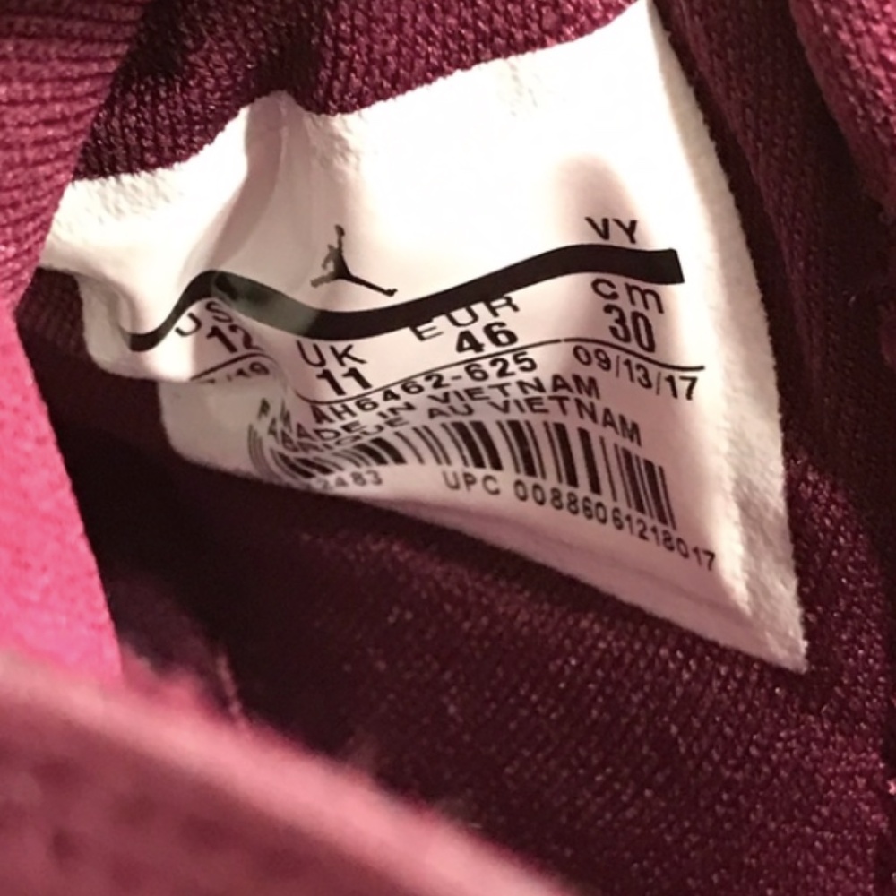 Jordan Flight Fresh Premiere Bordeaux Sail Voile Shoes‎ - Picture 6 of 7